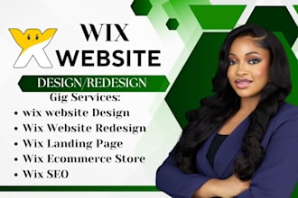 design a professional wix website with seo