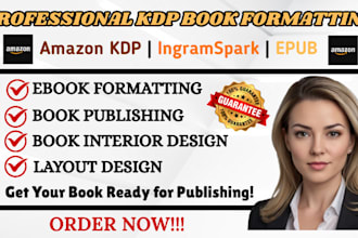 do amazon KDP book formatting ebook formatting book cover design book publishing