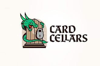 make new minimal logo for a trading card game sales business