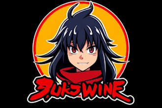 logo design excellent parody, anime, movie, brand, sticker