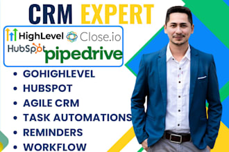do gohighlevel hubspot CRM follow up agile CRM reminders tasks sales pipeline