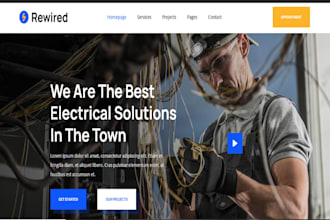 build wordpress hvac website technician services online booking SEO optimized