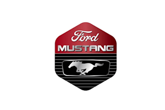 make modern powerful new masculine logo for ford mustang