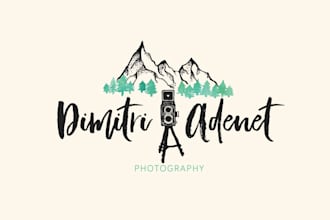 design unique nature, mountain logo