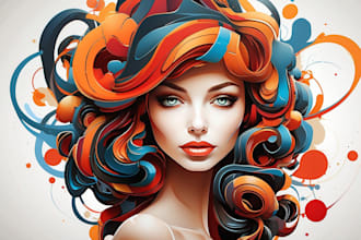 create artistic vector illustration