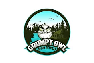 design a rubber hose style cartoon logo