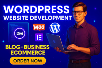 develop wordpress website or business website