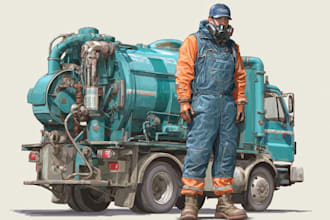 create a detailed vector art portrait