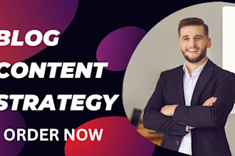 write a blog content strategy to boost traffic