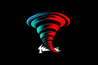 make a awesome tornado logo for you with new concept
