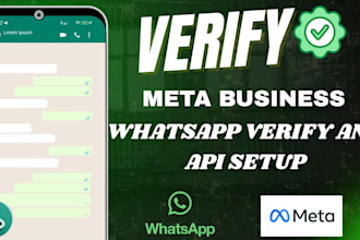 setup meta verified business account, whatsapp api setup, verify domain