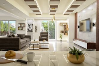 3d real estate photo enhancement, virtual renovation, interior decor for listing