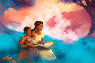create a christian childrens book based on bible stories