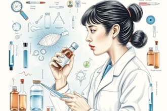 do medical, scientific and biology illustrations for you