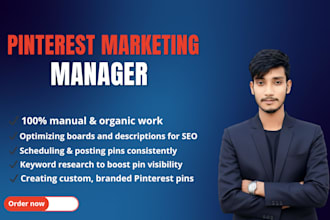 do create pin and manage pinterest post professionally