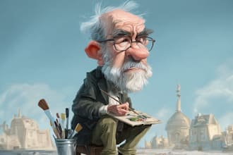 turn your photo into a fun cartoon caricature