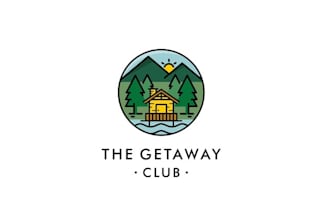 design classic splendid the getaway club logo