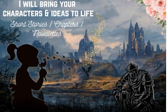 write engaging fantasy short stories or chapters