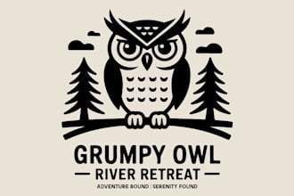 create a playful vintage cartoon logo