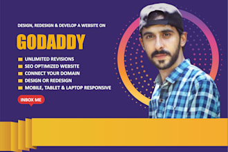 design and redesign the godaddy website professionally