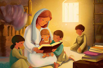 create bible themed coloring pages for children