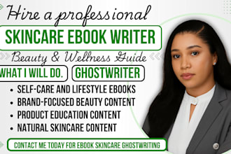 ghostwrite skincare ebook and beauty content for your brand