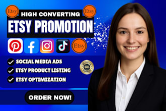 boost etsy sales with etsy shop promotion, seo listing and etsy marketing