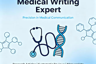 be your expert for medical research, review articles and manuscripts