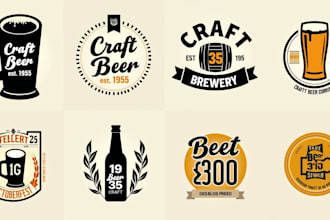 design an awesome craft brewery beer logo