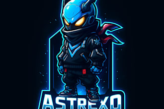 design a professional gaming emblem logo for your brand