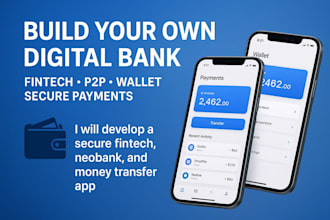 dev shopify payment gateway, wallet app, fintech app, neobank app, transfer app