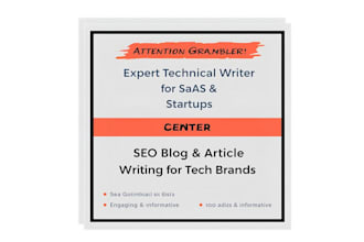 write a technical blog and SEO optimized article for saas