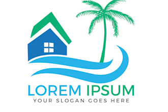 create graceful and fantastic palm logo design