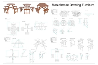 do professional manufacture drawings furniture