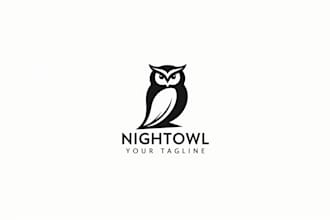 design high quality owl bird logo