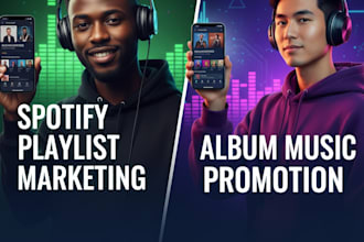 spotify apple music, album music promotion, spotify playlist marketing