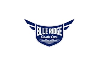 design classic dynamic logo for blue ridge classic cars