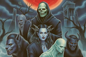 fantasy horror characters or fantasy character