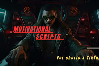 write powerful motivational scripts for youtube shorts