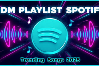 add your edm track to top viral spotify playlists