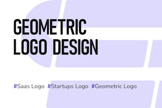 create clean and modern logo for saas, startups and agencies