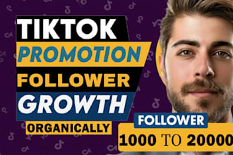 deliver 1,000 to 20,000 real tiktok followers fast