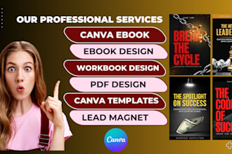 design professional ebooks, workbooks, and printables in canva