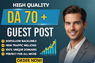 provide high quality SEO backlinks service