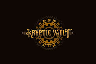 design professional modern steampunk mayan logo