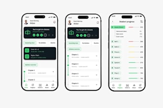 develop school fee payment app, school wallet app, e library app, ai quiz app