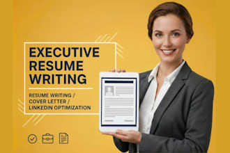 deliver the full executive resume writing service