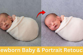do edit newborn photos with portrait retouch and soft perfection