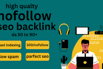 do 45 high da unique domains nofollow backlinks