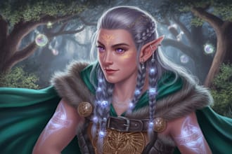 fantasy character art and unique fantasy character